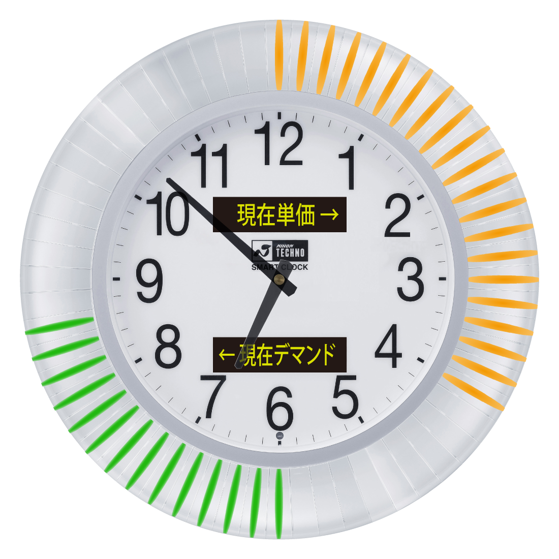 電気を「見える化」する時計SMART CLOCK 新モデルを発表 | 日本テクノ 